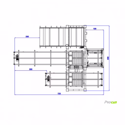 PROstack 1250 - Palletizer with paper layer supply